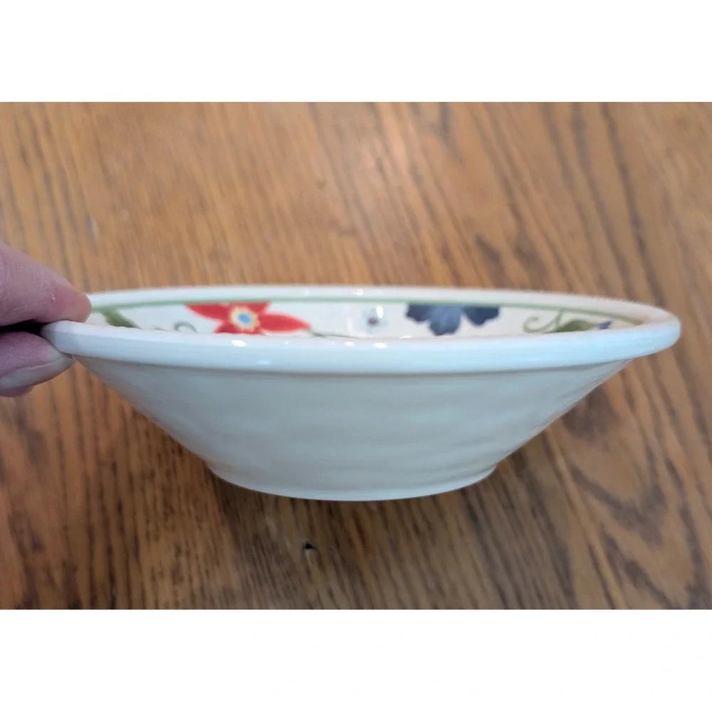 Threshold Floral Melamine Dessert/Salad‎ Plate & Cereal/Salad Bowl Set of 2